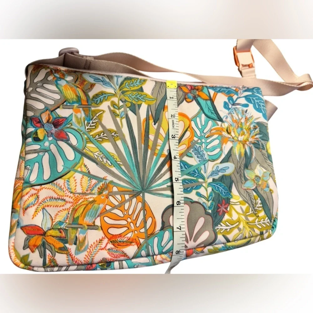 Vera Bradley • Utility Small Crossbody Bag/Recycled Cotton • Rain Forest Canopy